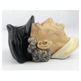 1972 BLOSSONS "Sea Captain Retired" Chalkware Head Wall Hanging -Congleton England