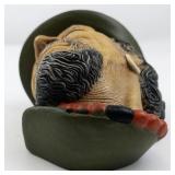 BLOSSONS "Tiabetan" Chalkware Head Wall Hanging -Congleton England