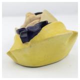 1964 BLOSSONS "Mr. Micawber" Chalkware Head Wall Hanging -Congleton England