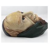 1964 BLOSSONS "Fagin" Chalkware Head Wall Hanging -Congleton England