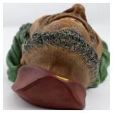 BLOSSONS "Kurd" Chalkware Head Wall Hanging -Congleton England