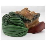 BLOSSONS "Kurd" Chalkware Head Wall Hanging -Congleton England