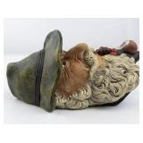 1972 BLOSSONS "Tyrolean" Chalkware Head Wall Hanging -Congleton England