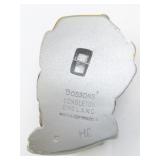 1957 BLOSSONS "Himalayan" Chalkware Head Wall Hanging -Congleton England