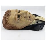 1964 BLOSSONS "Uriah Heep" Chalkware Head Wall Hanging -Congleton England