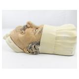 1969 BLOSSONS "Chef" Chalkware Head Wall Hanging -Congleton England