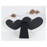 MIKASA Gilded Rose SA 694/836 Double Heart Frame 11" -Made in Germany -In original box