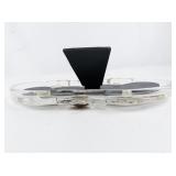 MIKASA Gilded Rose SA 694/836 Double Heart Frame 11" -Made in Germany -In original box