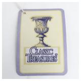 CLASSIC TREASURES Ladies Collectible Ensemble Purse, Shoe, & Hat on Stand. In Original Box.