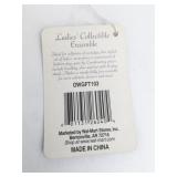 CLASSIC TREASURES Ladies Collectible Ensemble Purse, Shoe, & Hat on Stand. In Original Box.