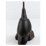 Hand Carved(?) Wooden Folk Art Quail Figure