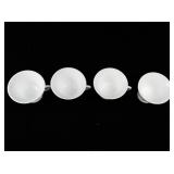 Westmoreland Milk Glass Snack Plates & Cups -Grape Vine Pattern 4 Place Set -Total 8 Pieces