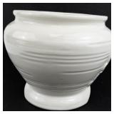 6" Fleurt-de-lis White Planter