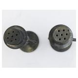 3" Vintage Mr. Peanut Plastic Salt & Pepper Shakers.