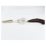 Vintage Avon Thomas Jefferson Handgun Decanter Everest Cologne Full with Original Packaging -Unused