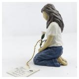 WESTLAND GIFTWARE "Forever in Blue Jeans" Flower of Love Figure. No. 18410.