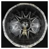 Crystal Glass "Pumpkin" Candy/Serving Bowl with Lid