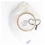 ***QUIMPER*** Henriot French Coffee Pot & Lid, Bowl, Set of Two Plates & Tea Cup with Saucer. Estimated Replacement Value = $500