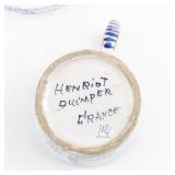 ***QUIMPER*** Henriot French Coffee Pot & Lid, Bowl, Set of Two Plates & Tea Cup with Saucer. Estimated Replacement Value = $500