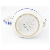 ***QUIMPER*** Henriot French Coffee Pot & Lid, Bowl, Set of Two Plates & Tea Cup with Saucer. Estimated Replacement Value = $500