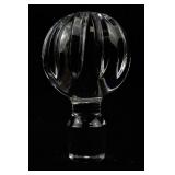 10" Block Crystal Square Liquor Decanter with Stopper