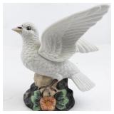 Vintage 5 1/2" Porcelain White Dove Figurine