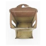 Pink Floral Vintage Metal Match Holder