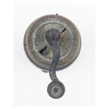 19-Century ANTIQUE Wooden Barrel Pepper Mill Grinder