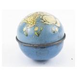 Vintage Easter Bunny Tin Egg