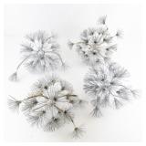 Group of 4 Metal Dandelion Garden Sculpture Stakes