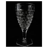 Set of 11 FOSTORIA AMERICAN CLEAR 2056 Hex Foot Water Goblets. ***Estimated Replacement Value $220***