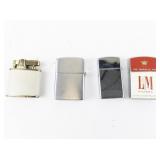 Group of 4 Pocket Vintage Lighters