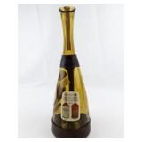 Vintage 1964 George Dickel Tennessee Commemorative Souvenir 1/4 Gal Whiskey Bottle with Leather Harness