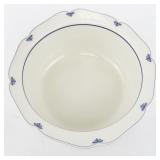 NORITAKE Dutch Tile 9" Round Vegetable Souffle.