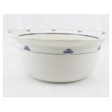 NORITAKE Dutch Tile 9" Round Vegetable Souffle.