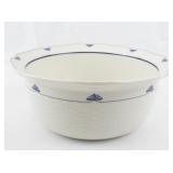 NORITAKE Dutch Tile 9" Round Vegetable Souffle.