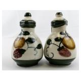 Vintage Grape Vine Pitcher Salt & Pepper Shakers