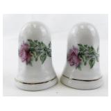 FAVOLINA-KAROLINA Pink Roses Salt & Pepper Shakers
