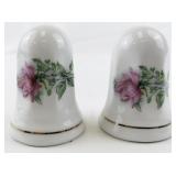 FAVOLINA-KAROLINA Pink Roses Salt & Pepper Shakers