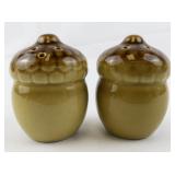 Vintage Acorn Salt & Pepper Shakers