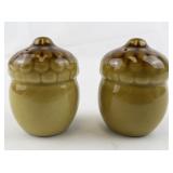 Vintage Acorn Salt & Pepper Shakers