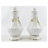 ROYAL TARA Thistle Salt & Pepper Shakers Irish Fine Bone China -Homemade in Galway Ireland
