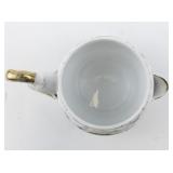 LEFTON Stacking Hand Painted Violet Teapot & Cup Set #958