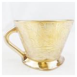 1950 JEANNETTE LOUISA Floragold Iridescent Tea/Coffee Cup.