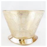 1950 JEANNETTE LOUISA Floragold Iridescent Tea/Coffee Cup.