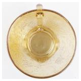 1950 JEANNETTE LOUISA Floragold Iridescent Tea/Coffee Cup.