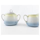 PK UNITY Nautical Porcelain Creamer & Sugar.