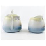 PK UNITY Nautical Porcelain Creamer & Sugar.