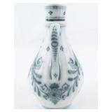 Royal Delft Delvert Green/White De Porceleyne Fles 6" Pitcher with Stopper.