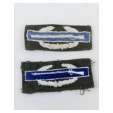 Two US Army Korea/Vietnam Era Combat Infantryman Badge